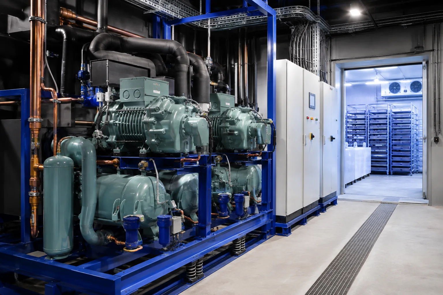 Mesin Air Blast Freezer untuk hasil laut