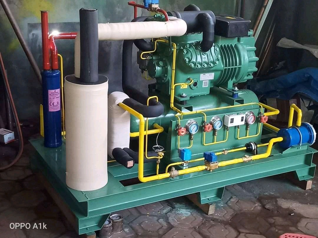 Unit Kompresor Refrigerasi - dokumentasi proyek Cipta Prima Utama