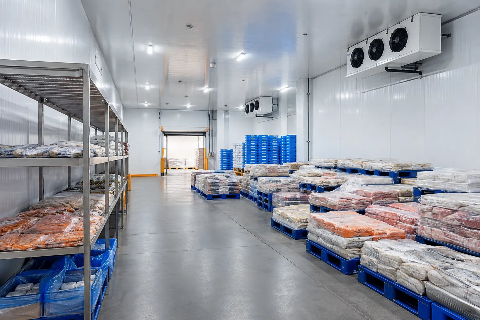 Interior cold room distribusi produk di Bali