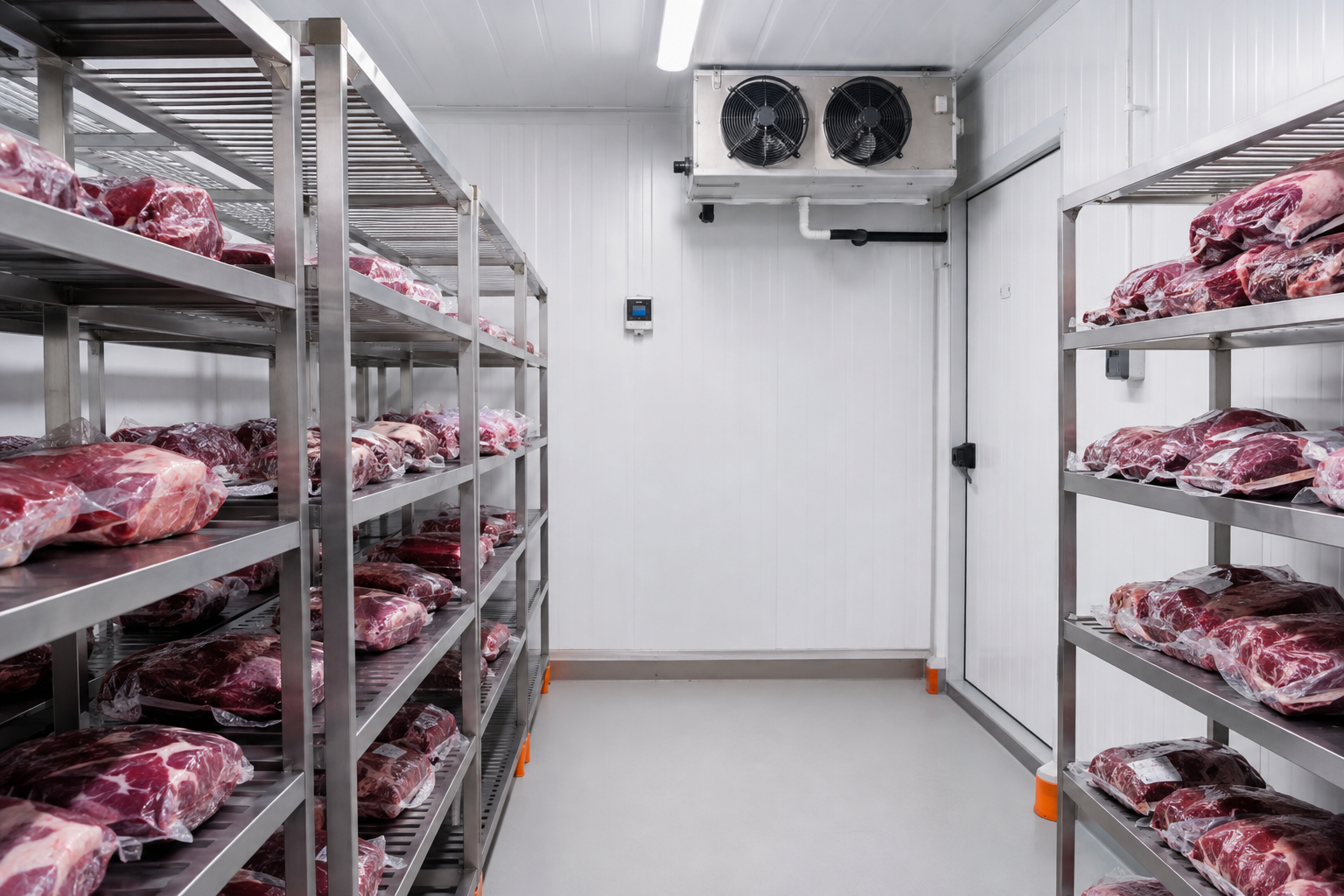 Chiller room daging sapi berstandar industri